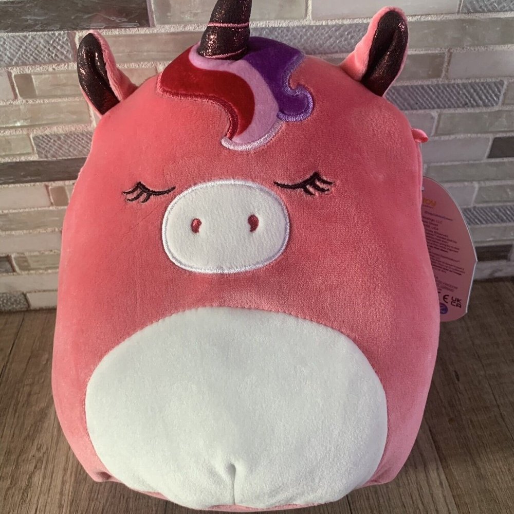 Squishmallow Gal The Unicorn 8" Plush, Pink Christmas Unicorn, Rare